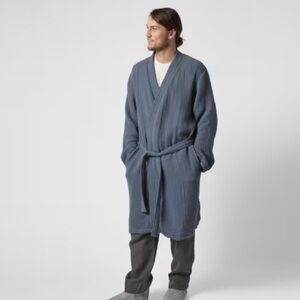 Parachute Cloud Cotton Robe in Dusk Size Large